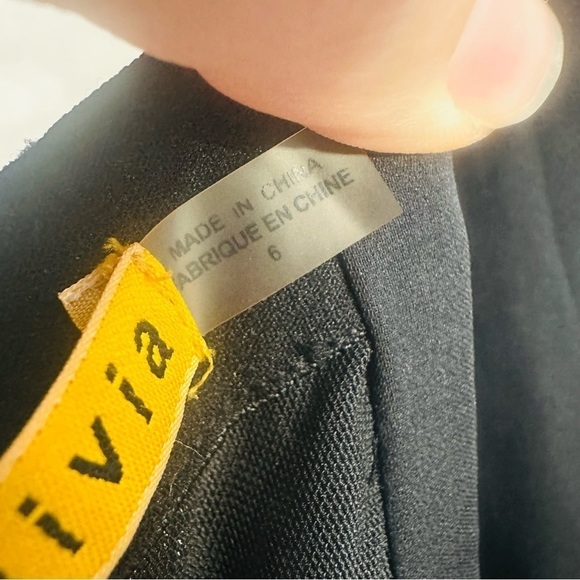 Alice + Olivia Dress Mini Peplum Black Velvet Floral Academia Business 6 Small - Picture 8 of 10